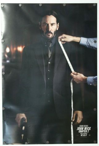 John Wick: Chapter 2 2017 Double Sided Movie Poster 27 " X 40 "
