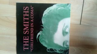 THE SMITHS PROMO POSTER GIRLFRIEND IN A COMA 11.  5 INCHS X 23 INCHS 1987 5