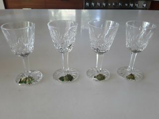 Waterford Lismore Liqueur Glass 3&1/2 Set Of 4