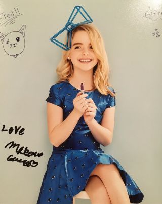 Exact Proof Mckenna Grace Signed Autographed 8x10 Photo Child Disney Actress