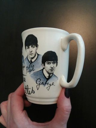 Vintage The Beatles Photo Coffee Mug Authentic From England 2