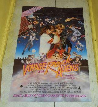 Voyage Of The Rock Aliens Video Store Movie Poster Pia Zadora