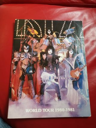 Kiss World Tour Programme 1980 - 81 With Phantoms Movie Promo Flyer