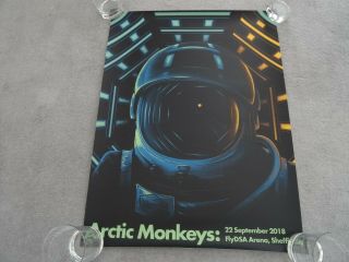 Arctic Monkeys Poster Sheffield Arena 22/09/2018 Numbered Tranquility Base Tour