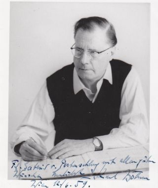 Karl BÖhm Conductor Mozart Strauss Classical Music 1959 Vintage Photo Signed