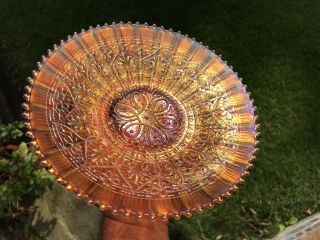 Northwood Hearts & Flowers Carnival Glass Plate