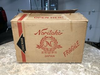 Vintage Noritake 92 Piece China Set 6878,  Japan,  Pattern: Mirano Nib