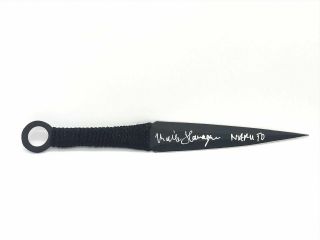Maile Flanagan Signed Naruto Metal Kunai Knife Cosplay Autograph Jsa