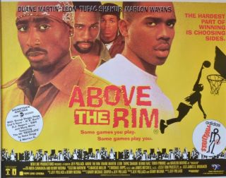 Movie Poster Above The Rim 1994 30x40 " Quad Tupac Shakur Duane Martin Leon 2pac