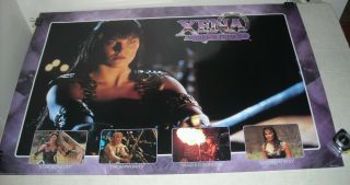 Rolled 1998 Xena Warrior Princess Pinup Poster Lucy Lawless 24 X 36 Portrait
