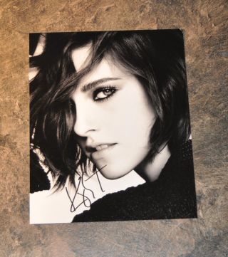 Kristen Stewart Signed / Autographed 8x10 Photo W/coa Sexy B&w Print