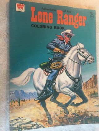 Whitman Lone Ranger Coloring Book,  1975