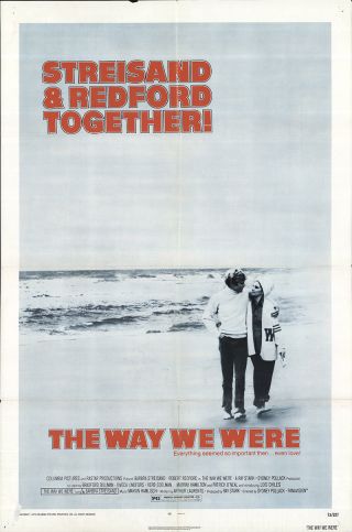The Way We Were 1973 27x41 Orig Movie Poster Fff - 66400 Barbra Streisand