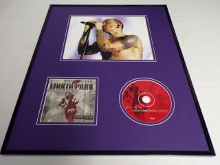 Chester Bennington Framed 16x20 Linkin Park Hybrid Theory Cd & Photo Display