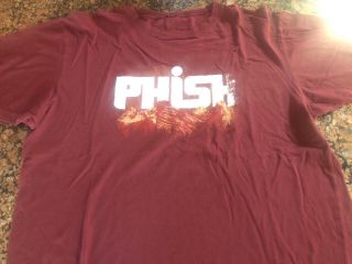 Phish Lg T Shirt Red Rocks 2009 Official Dry Goods