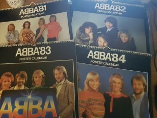 Abba Calendars 1981 - 1984 -