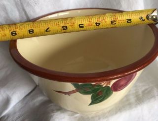 3 Vintage 50 s Franciscan Ware USA Apple 3 Nesting Nested Mixing Bowls 7