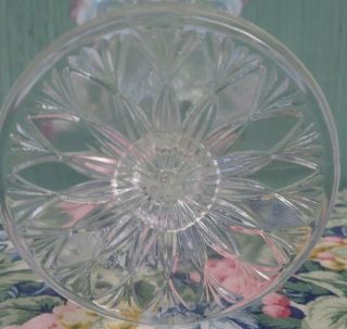 Fenton Compote Vase Diamond Cut Accented Pink Chiffon Ruffled Edged 9120 YW 7