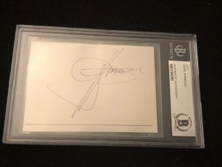 Gene Simmons Signed Cut Signature Beckett Certified Autograph Kiss Auto Signed