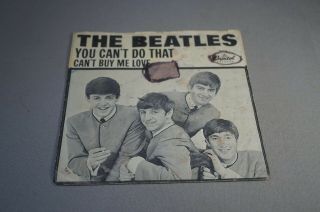 45 Rpm Record Picture Sleeve Only - The Beatles Can 