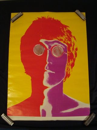 Vintage 1967 John Lennon Poster - Beatles - Richard Avedon - By Nems