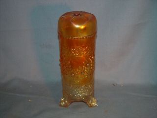 Fenton Carnival Glass Marigold Orange Tree Hatpin Holder