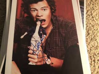 Harry Styles Sexy Hot Signed W/ Tamper Proof Hologram & Auto Autograph