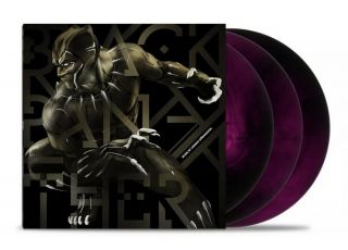 Black Panther Deluxe 3lp Score 2019 Mondocon Exclusive In - Hand Marvel Mondo