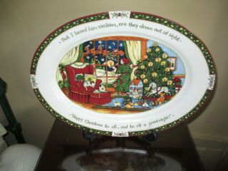A Christmas Story By Susan Winget International China 16 " Serving Platter