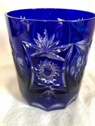 Nachtmann Bleikristall Uberfang Whiskeybecher - Colbalt Blue Whiskey Glasses 8 2
