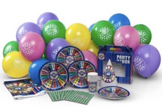 Nib Wheel Of Fortune Party In A Box For 10 People Birthday Plates Cups Table