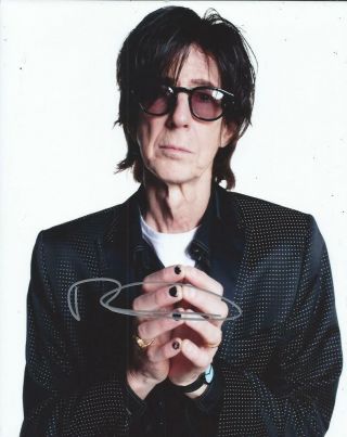 Ric Ocasek Singer The Cars Hand Signed 8x10 Photo Autographed W/coa