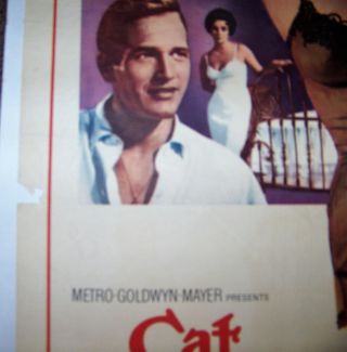 Cat on a Hot Tin Roof/BUtterfield 8 1 - sheet 1966 Movie Poster Elizabeth Taylor 4