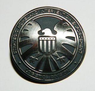Marvel Comics Agents Of S.  H.  I.  E.  L.  D.  Tv Series Eagle Logo Metal 1 1/4 " Lapel Pin