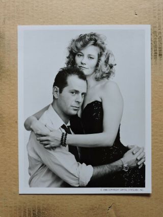 Cybill Shepherd And Bruce Willis Orig Busty Tv Portrait Photo 1986 Moonlighting