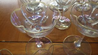Vintage Drinkware Glasses Barware Water Goblets Champagne stems 20 piece set 3