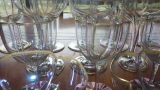 Vintage Drinkware Glasses Barware Water Goblets Champagne stems 20 piece set 4