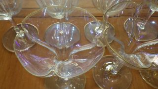 Vintage Drinkware Glasses Barware Water Goblets Champagne stems 20 piece set 5