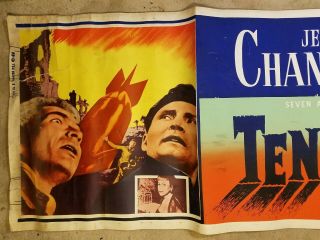 Ten Seconds To Hell Jeff Chandler 1958 24X82 movie poster banner 2