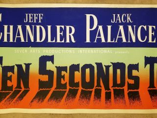 Ten Seconds To Hell Jeff Chandler 1958 24X82 movie poster banner 3