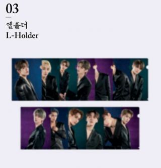 Seventeen 3rd Album An Ode Concept Zone Goods 13 Clear File L - Holder Set