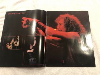 Dio Last In Line Tourbook Signed Ronnie James Dio Vintage Look RARE 4