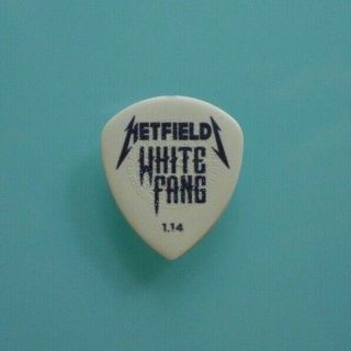 Metallica - RARE James Hetfield WHITE FANG 1.  14 pick 2