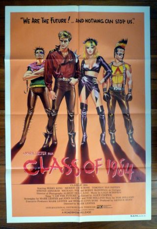 Class Of 1984 1982 Australian One Sheet Movie Poster Perry King