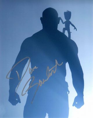 Dave Bautista Guardians Of The Galaxy Autographed Signed 8x10 Photo 9