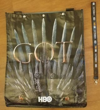 Sdcc 2019 Comicon Exclusive Game Of Thrones Swag Bag W/lanyard