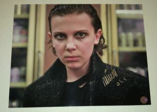 Millie Bobby Brown Hand Signed Autograph 8x10 Photo Stranger Things