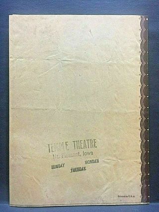 1932 movie herald.  FORBIDDEN.  Barbara Stanwyck,  Adolphe Menjou,  Ralph Bellamy 8