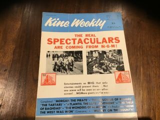 kine weekly movie mag 1961 Voyage to the bottom of the sea Greyfriars Bobby 5