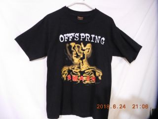 Vintage 1994 The Offspring Smash Brockum Lg T Shirt 2 Side Punk Skate Rock